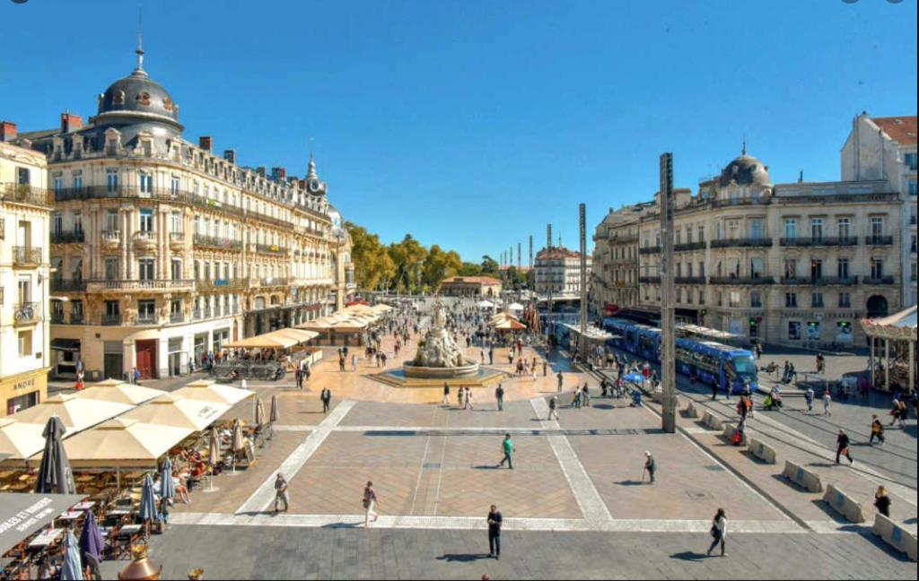 Appartement T3 Sur L'Esplanade De L'Europe Montpellier Eksteriør bilde